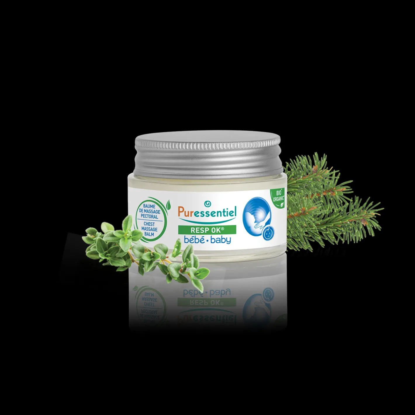 Puressentiel Baume de massage pectoral Bébé Resp'OK®>Enfant Respiratoire|Respiratoire / Resp Ok®