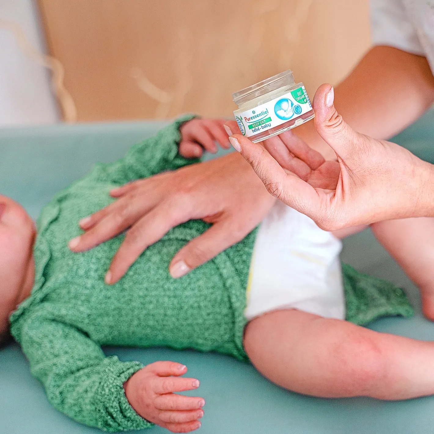 Puressentiel Baume de massage pectoral Bébé Resp'OK®>Enfant Respiratoire|Respiratoire / Resp Ok®