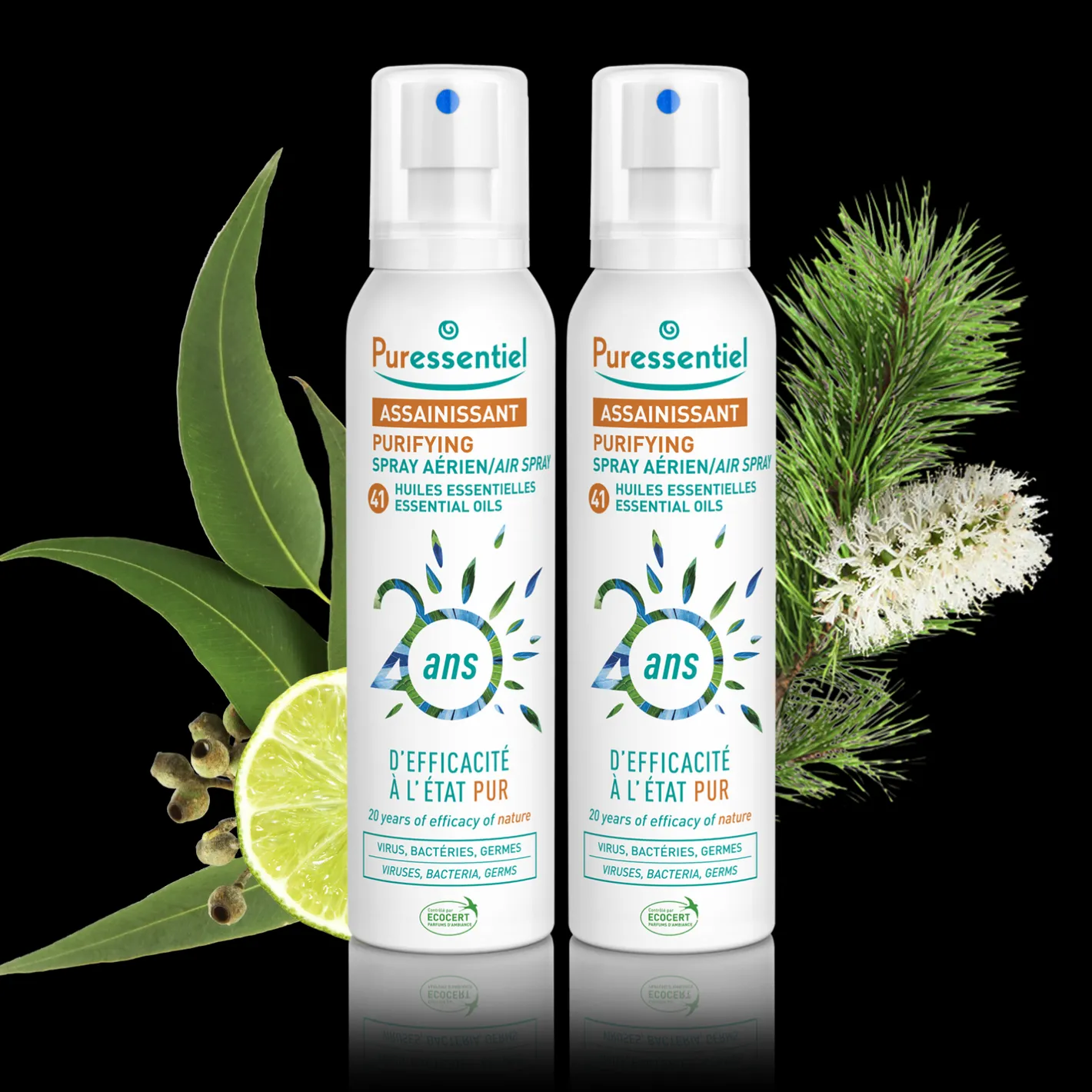 Puressentiel Duo Spray Aérien Assainissant> Assainissant