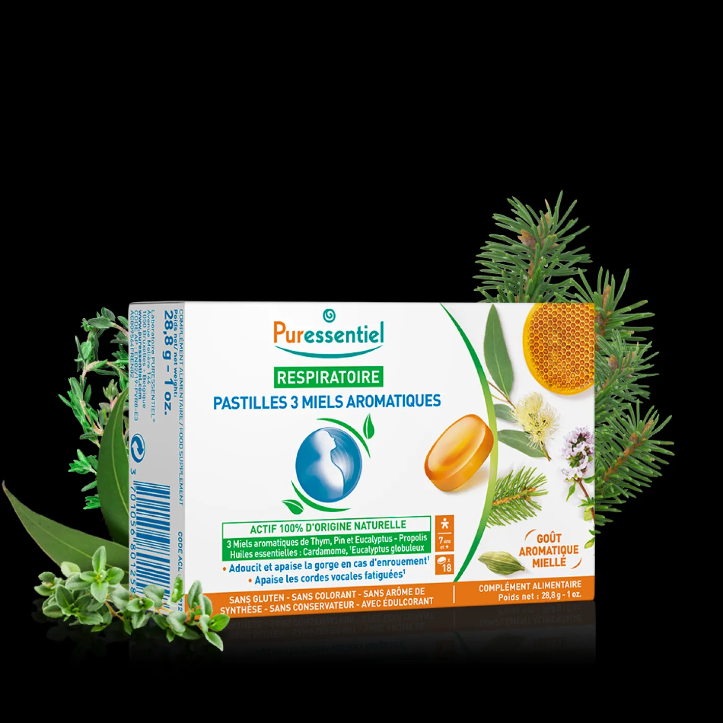 Puressentiel Pastilles Respiratoire aux 3 miels aromatiques> Respiratoire / Resp Ok®