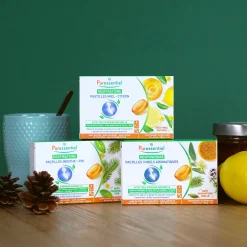 Puressentiel Pastilles Respiratoire aux 3 miels aromatiques><noscript><img width=